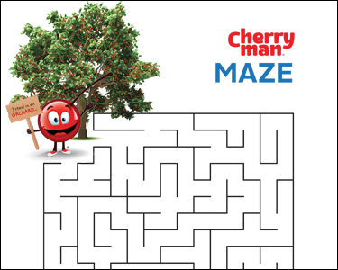 CherryMan maze activity play page