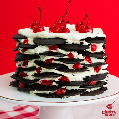 Black Forest Icebox Cake with Cherries